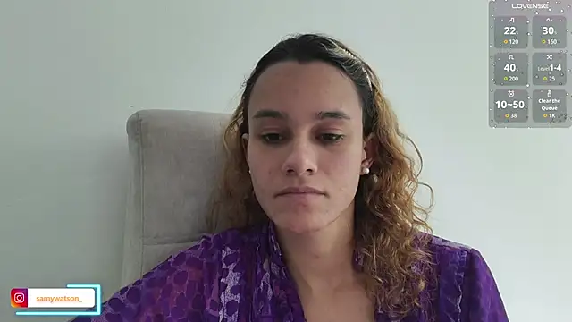 SamanthaWatson online show from October 30, 2025, 6:05 pm