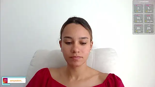 SamanthaWatson online show from March 13, 2026, 12:43 pm