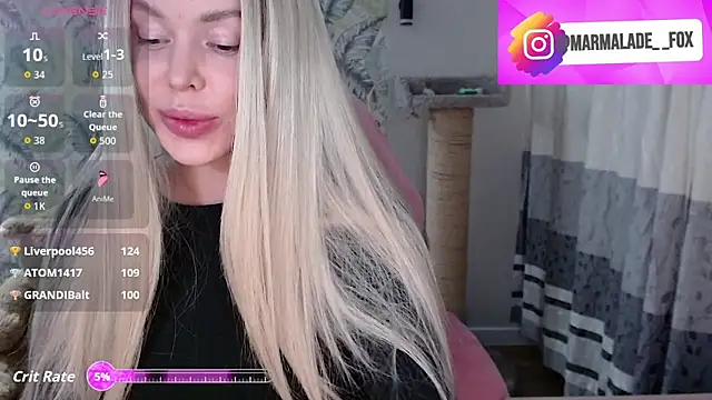 Marmalade Fox online show from March 6, 2026, 3:51 pm