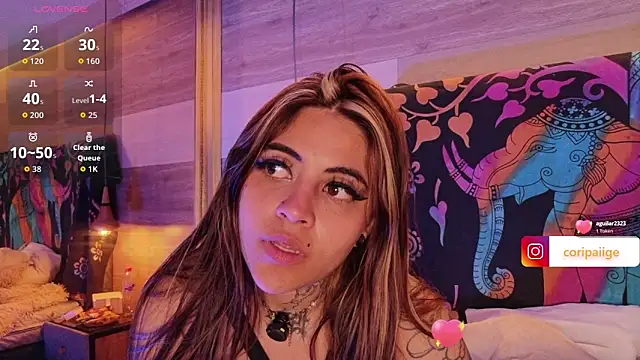 Cori Paige online show from March 12, 2026, 10:36 pm