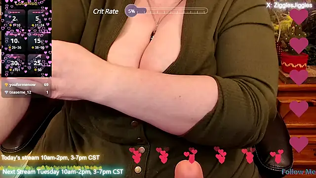 ZigglesJiggles online show from February 10, 2025, 7:07 pm