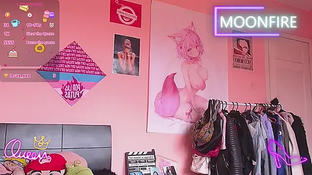 Snapshot of moonfiredancer chatting on January 13, 2026, 3:27 pm moonfiredancer online show from January 13, 2026, 3:27 pm