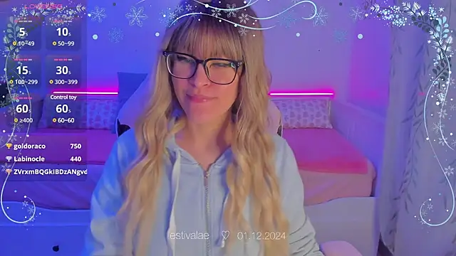 Snapshot of estivalae chatting on December 1, 2024, 7:41 pm estivalae online show from December 1, 2024, 7:41 pm