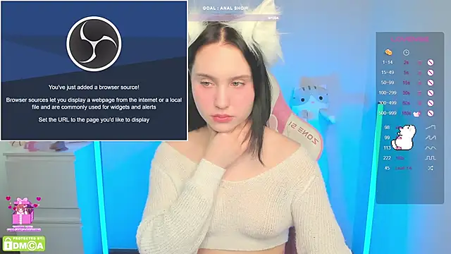 Snapshot of Gylaxie chatting on February 28, 2025, 9:15 am Gylaxie online show from February 28, 2025, 9:15 am