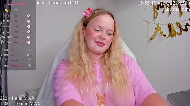 HANNA MONTANAS online show from May 14, 2026, 7:00 pm