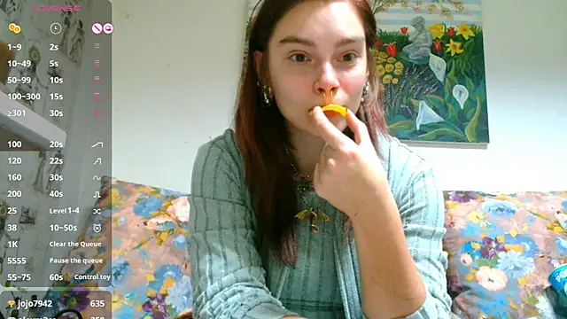 Snapshot of Sophie_Bell chatting on March 2, 2025, 8:35 pm Sophie Bell online show from March 2, 2025, 8:35 pm