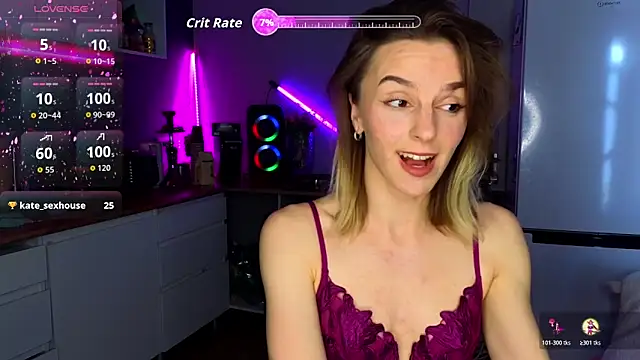Kate Sex House online show from July 2, 2026, 7:36 am