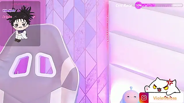 Violettbloss online show from February 22, 2026, 3:09 am