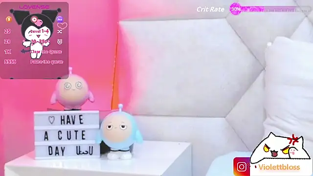 Violettbloss online show from October 8, 2025, 3:30 am