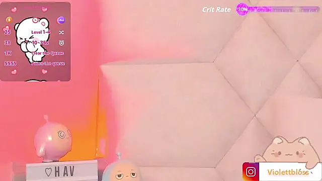 Violettbloss online show from October 29, 2025, 3:16 am