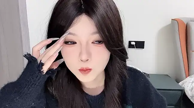 Snapshot of Q-ing chatting on March 2, 2025, 1:37 am Q-ing online show from March 2, 2025, 1:37 am