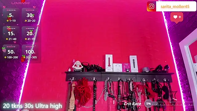 Snapshot of sarita_moller chatting on April 9, 2026, 6:19 am sarita moller online show from April 9, 2026, 6:19 am