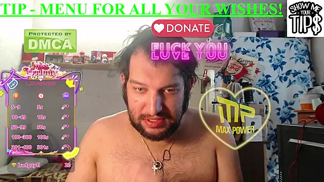 BISEXGOOD777 online show from February 7, 2026, 10:23 am