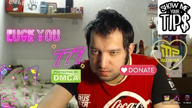 BISEXGOOD777 online show from January 13, 2026, 7:01 am