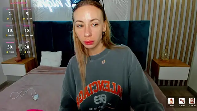 Diana Garrett online show from July 6, 2026, 1:56 am