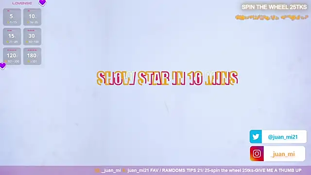 juanmiss online show from December 21, 2025, 10:06 am