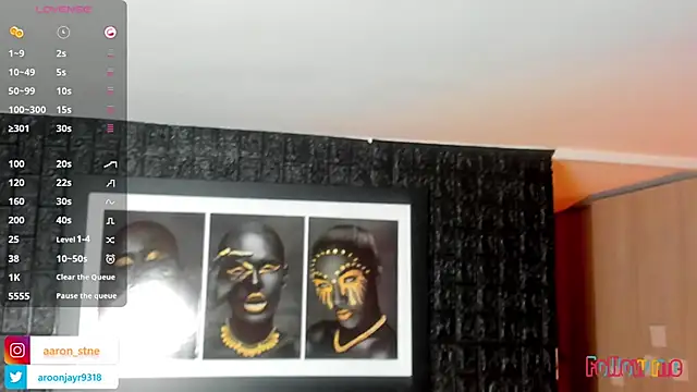 Snapshot of Aaron_ST chatting on September 22, 2025, 11:16 am Aaron ST online show from September 22, 2025, 11:16 am