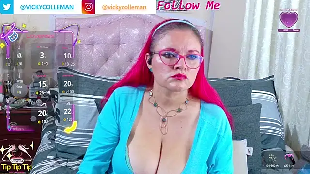 Snapshot of VickyColleman chatting on September 29, 2025, 7:48 am VickyColleman online show from September 29, 2025, 7:48 am