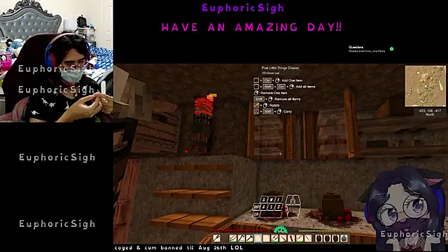 EuphoricSigh online show from July 6, 2026, 7:37 am
