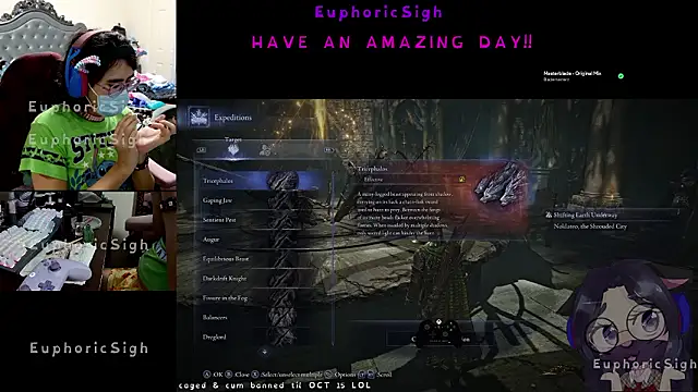 EuphoricSigh online show from July 16, 2026, 6:21 am