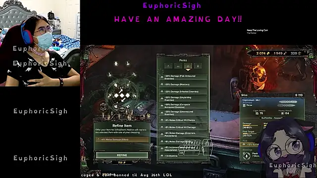 EuphoricSigh online show from July 3, 2026, 2:51 am