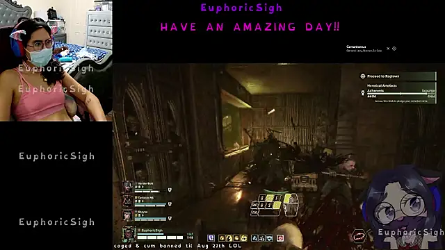 EuphoricSigh online show from July 7, 2026, 6:47 am