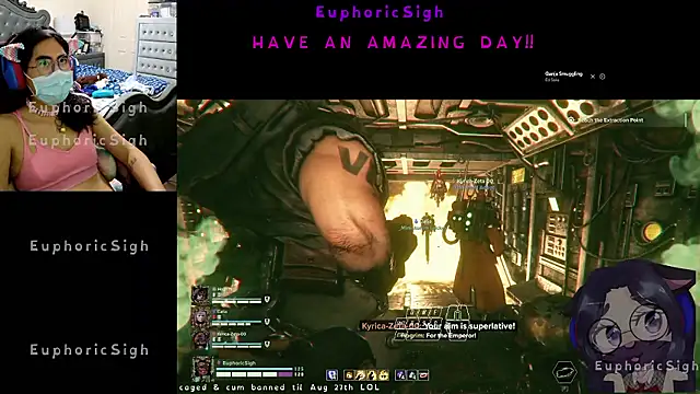 EuphoricSigh online show from July 7, 2026, 7:23 am