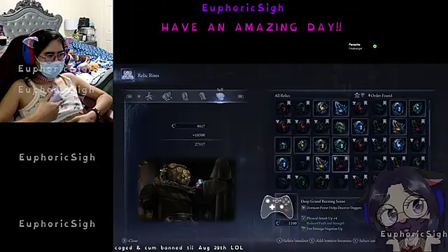 EuphoricSigh online show from June 6, 2026, 3:23 am