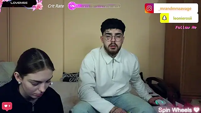 MrAndMrsSavage online show from February 6, 2025, 9:17 pm