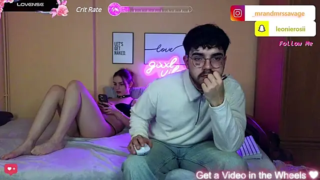 MrAndMrsSavage online show from February 13, 2025, 9:27 pm