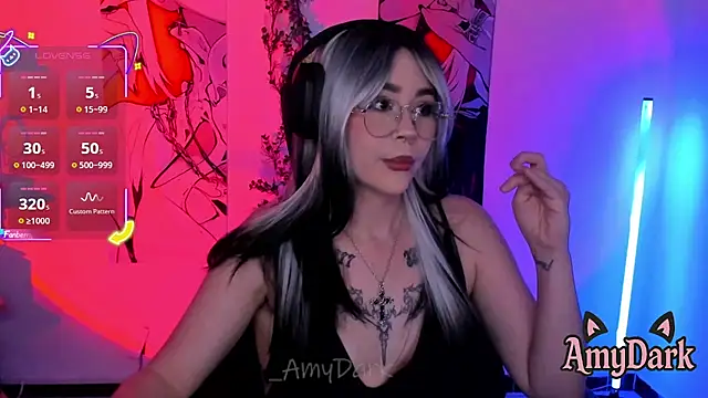  AmyDark online show from March 24, 2026, 10:10 pm