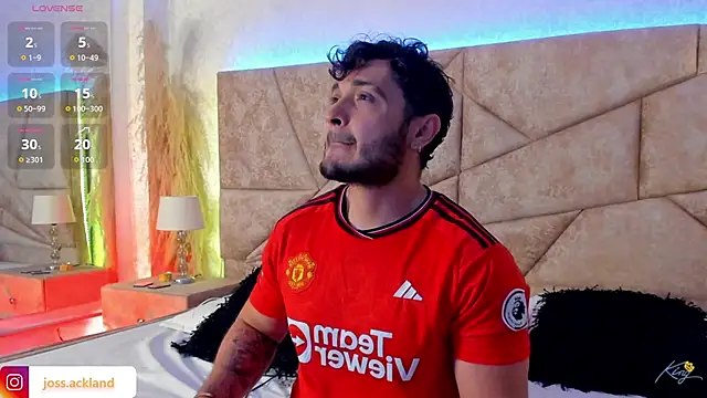 Snapshot of JossAckland chatting on January 18, 2026, 8:01 pm JossAckland online show from January 18, 2026, 8:01 pm