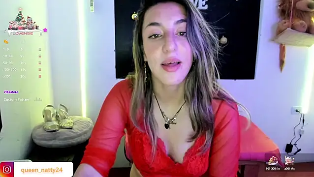 Snapshot of queen-natty chatting on December 27, 2024, 7:18 am queen-natty online show from December 27, 2024, 7:18 am