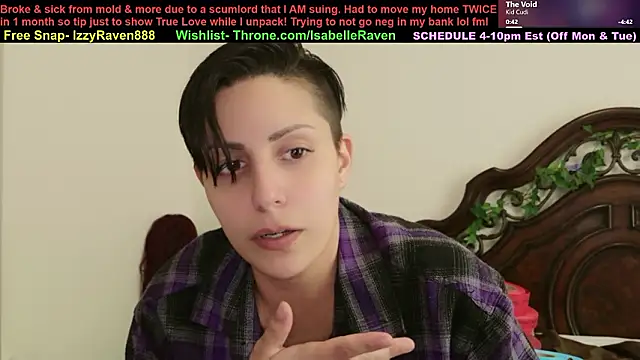 IsabelleRaven online show from March 10, 2026, 6:34 pm