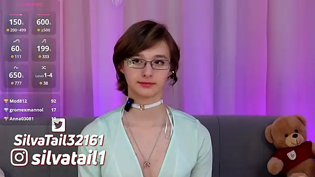 Snapshot of Silva-Tail chatting on February 10, 2025, 11:25 am Silva-Tail online show from February 10, 2025, 11:25 am