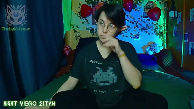 TrickyKitsune online show from March 23, 2026, 3:34 pm