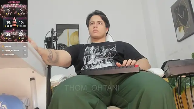Snapshot of Thom_Ohtani chatting on July 13, 2026, 3:28 am Thom Ohtani online show from July 13, 2026, 3:28 am