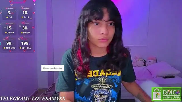 Lovelyamyy online show from April 13, 2026, 2:15 am