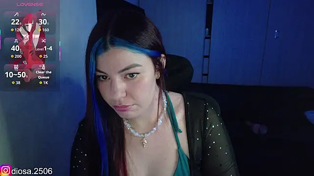diosa a  online show from July 23, 2026, 2:31 am