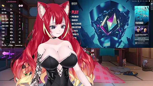 Snapshot of LewdKira_VT chatting on February 27, 2025, 6:35 am LewdKira VT online show from February 27, 2025, 6:35 am