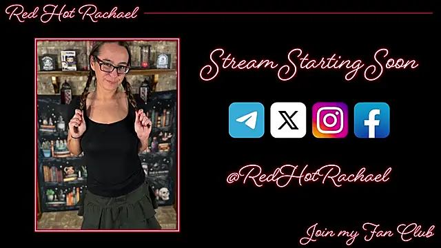 RedHotRachael online show from March 9, 2025, 12:10 am