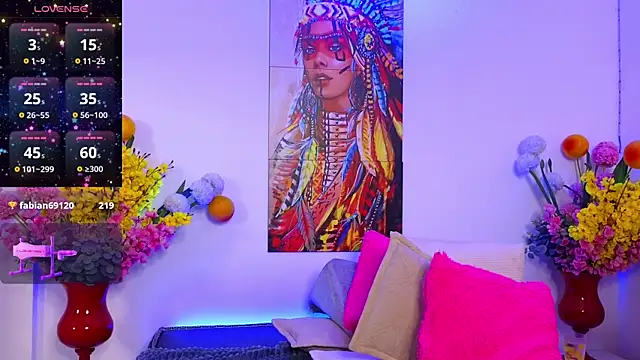 Eimy Adamss online show from February 22, 2025, 9:23 am