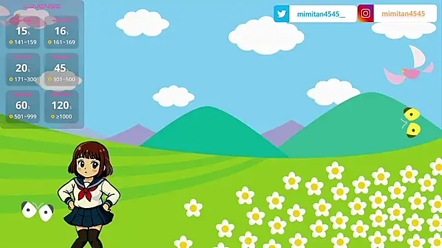 mimitan4545 online show from June 14, 2026, 10:27 am