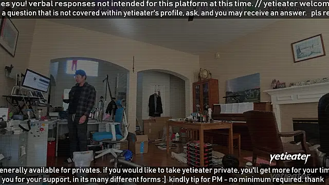 Snapshot of yetieater chatting on January 31, 2026, 7:12 pm yetieater online show from January 31, 2026, 7:12 pm