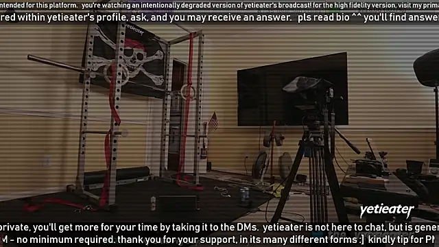 Snapshot of yetieater chatting on February 12, 2025, 11:30 pm yetieater online show from February 12, 2025, 11:30 pm