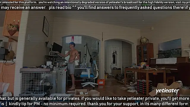 Snapshot of yetieater chatting on March 16, 2025, 8:10 pm yetieater online show from March 16, 2025, 8:10 pm