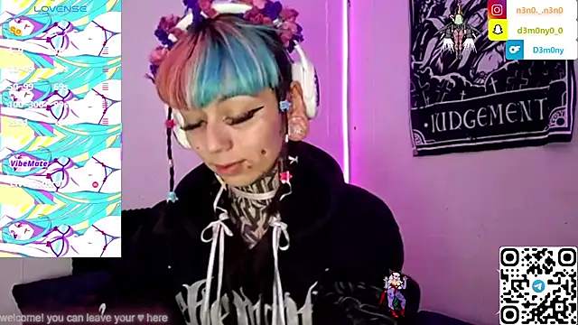 d3m0ny0 0 online show from November 29, 2025, 6:13 am