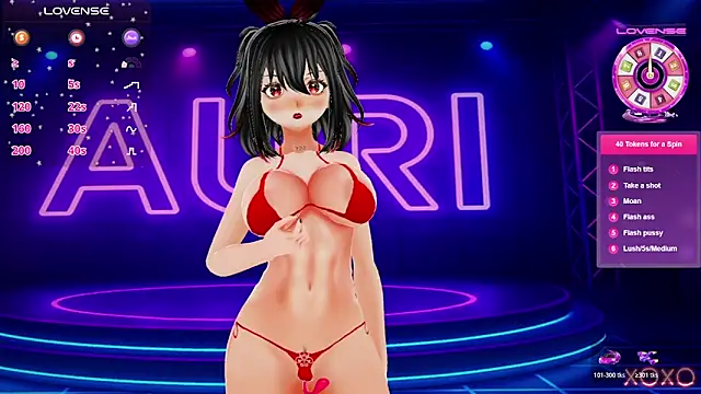 Auri Hikaru online show from March 20, 2026, 5:47 pm