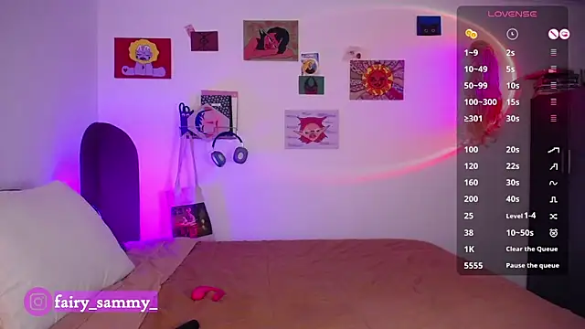 fairy sammy  online show from February 10, 2026, 10:31 pm