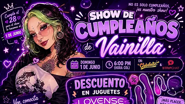 Snapshot of vainilla_doll chatting on June 2, 2026, 12:54 am vainilla doll online show from June 2, 2026, 12:54 am